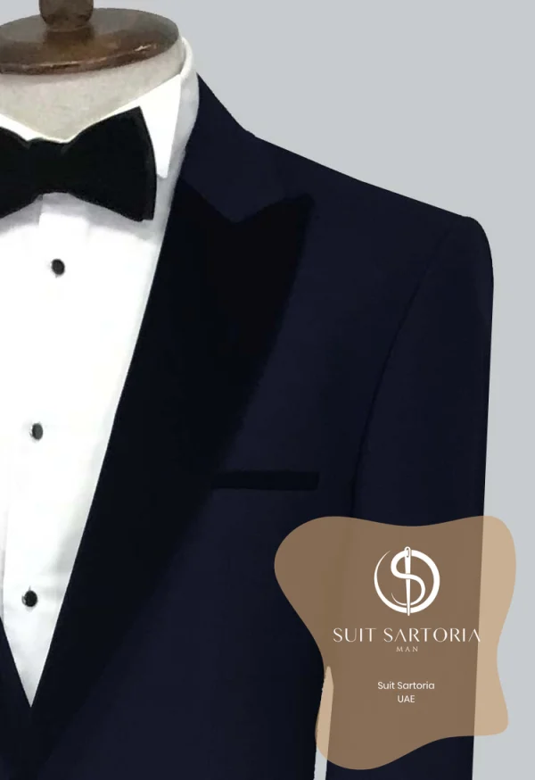 Suit Sartoria Navy Blue Tuxedo