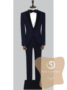 suit sartoria uae navy blue tuxedo J1IHto