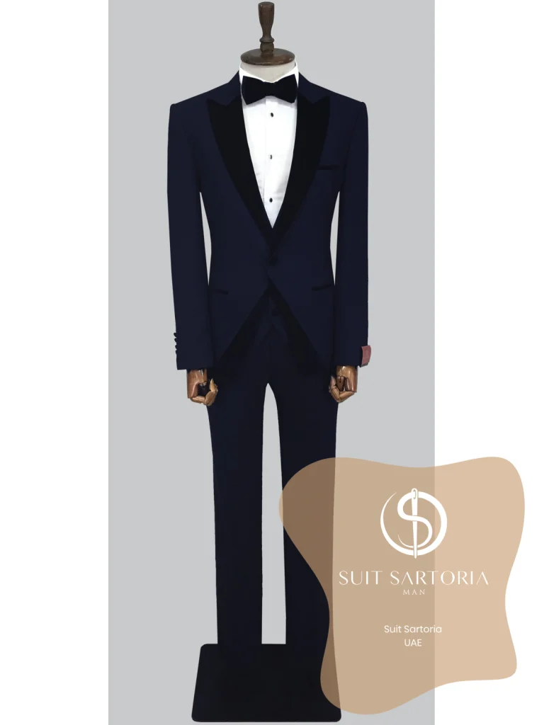 Suit Sartoria Navy Blue Tuxedo