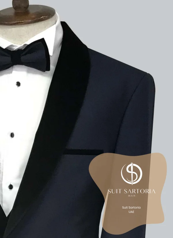 Suit Sartoria Navy Blue Tuxedo