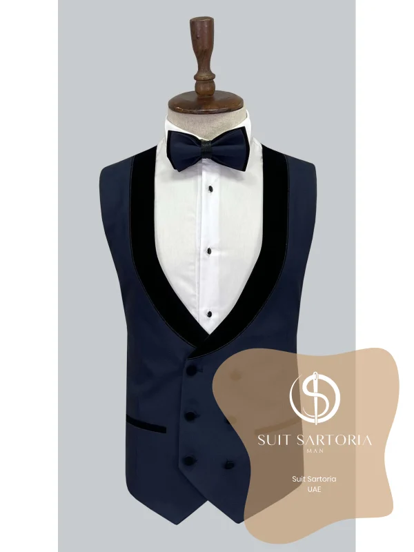 Suit Sartoria Navy Blue Tuxedo