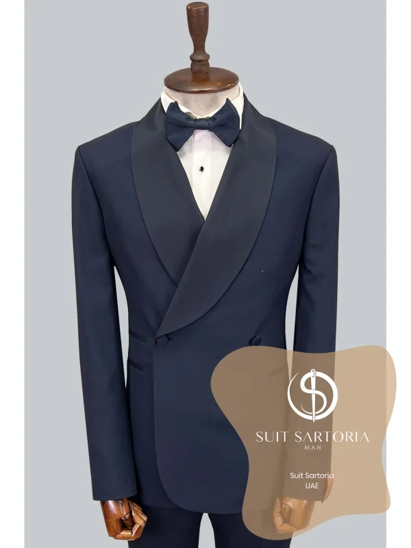 Suit Sartoria Navy Blue Tuxedo