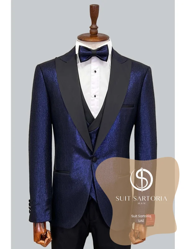 Suit Sartoria Navy Blue Tuxedo