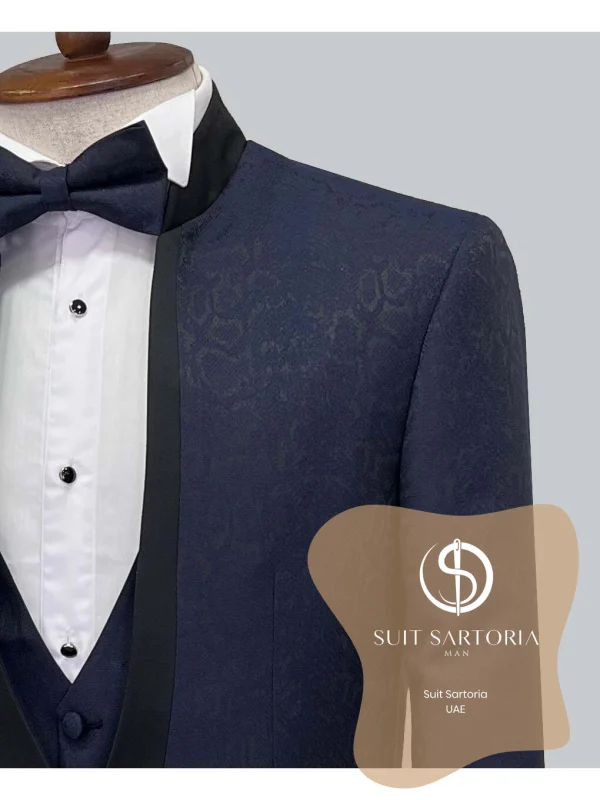 Suit Sartoria Navy Blue Tuxedo