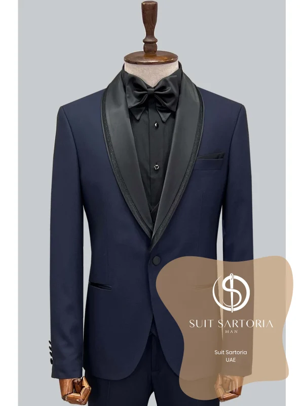 Suit Sartoria Navy Blue Tuxedo