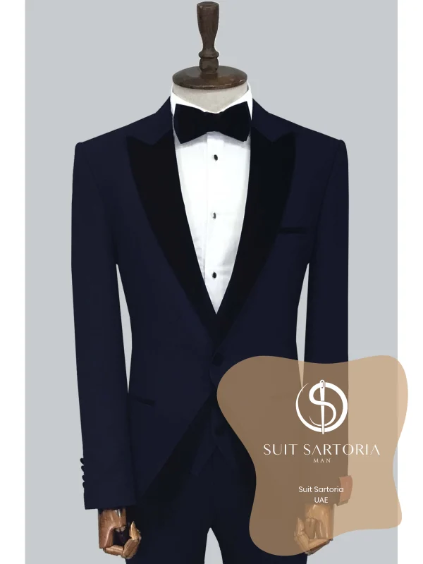 Suit Sartoria Navy Blue Tuxedo