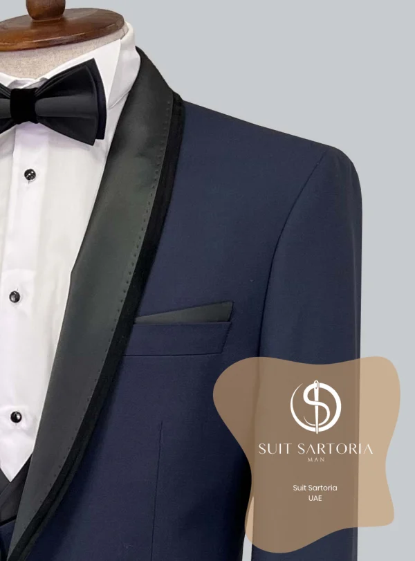 Suit Sartoria Navy Blue Tuxedo