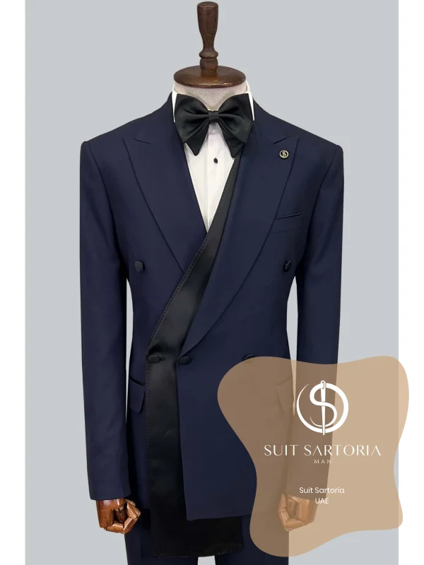 Suit Sartoria Navy Blue Tuxedo