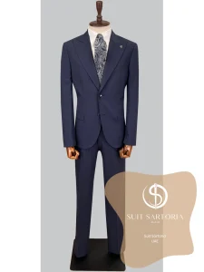 suit sartoria uae navy blue wool suit 2J4Gl0