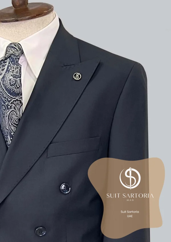 Suit Sartoria Navy Blue Wool Suit