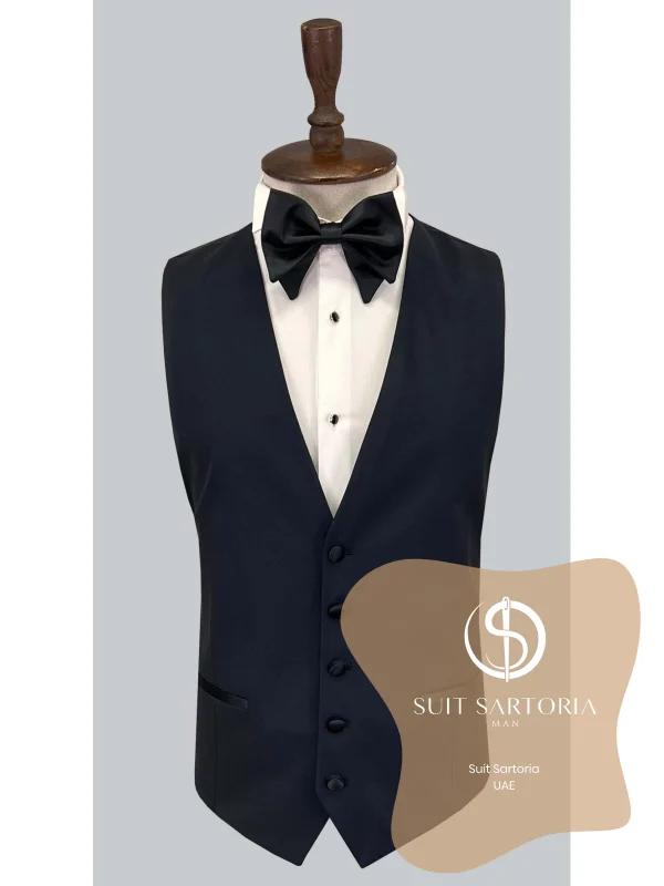 Suit Sartoria Navy Blue Wool Tuxedo