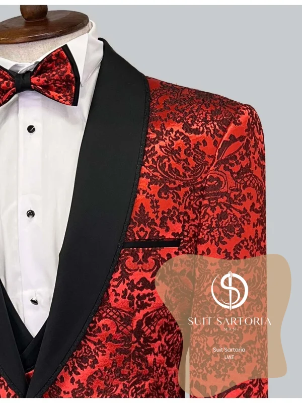 Suit Sartoria Red Tuxedo