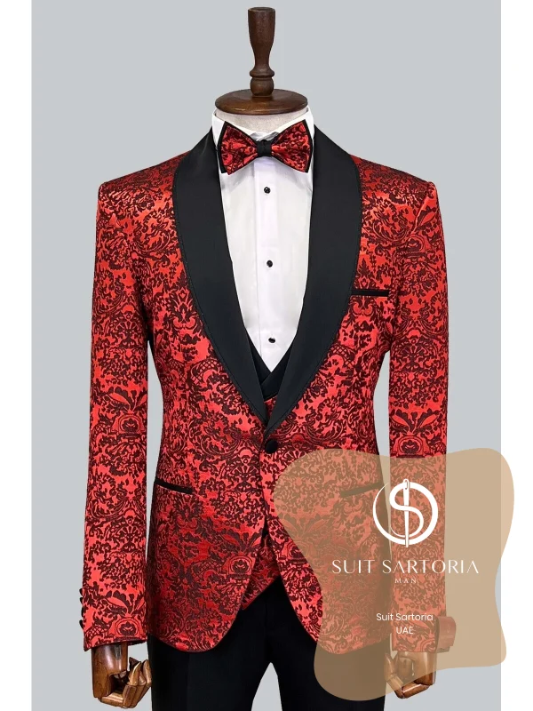 Suit Sartoria Red Tuxedo