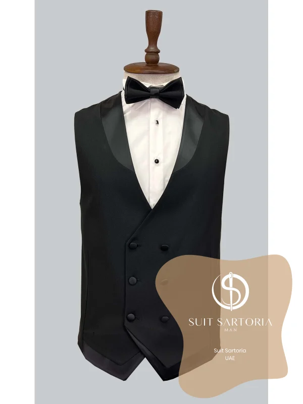 Suit Sartoria Removable Lapel Black Tuxedo