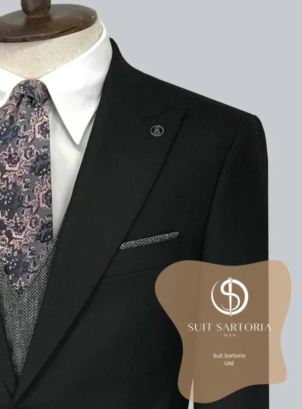 Suit Sartoria Si̇yah Takim Elbi̇se