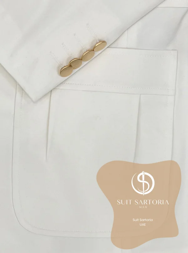 Suit Sartoria White Double Breasted Suit