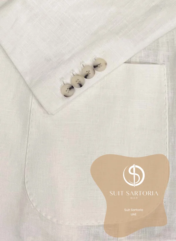 Suit Sartoria White Linen Suit