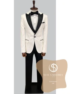 suit sartoria uae white peak lapel tuxedo 2VBf4W