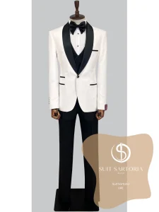 suit sartoria uae white tuxedo GTOmOc