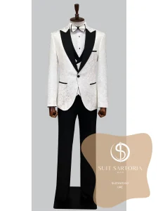 suit sartoria uae white tuxedo T7qNC7