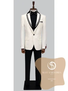 suit sartoria uae white tuxedo YNTCTW