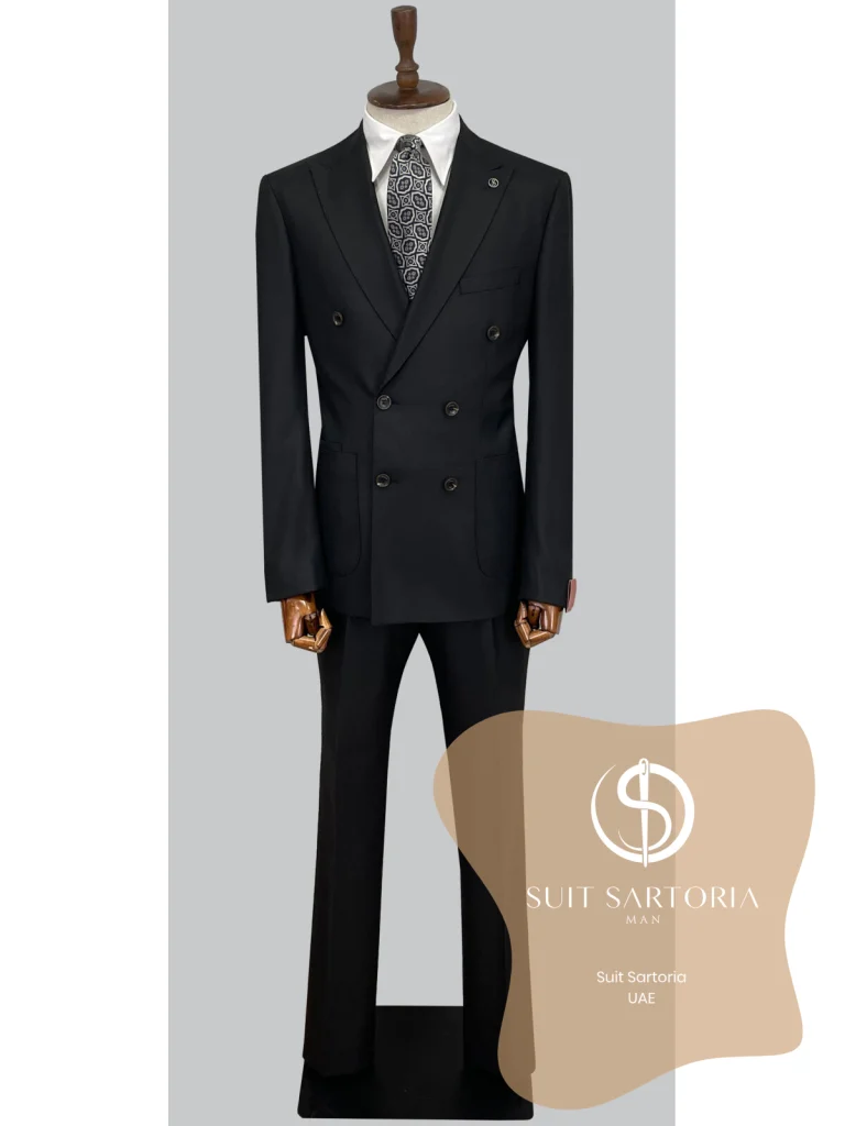 Suit Sartoria Wool Black Suit