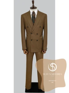 suit sartoria uae wool brown suit 5wtR8o