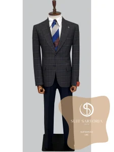 suit sartoria uae wool brown suit 9za9pb