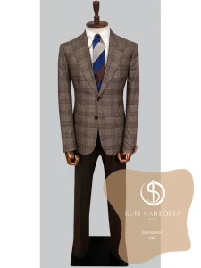 suit sartoria uae wool brown suit BsmOJn