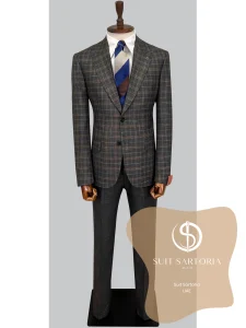 suit sartoria uae wool brown suit XNHWRl