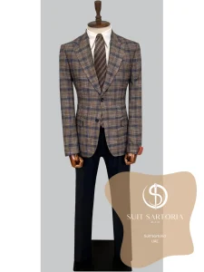 suit sartoria uae wool brown suit XSnhuT