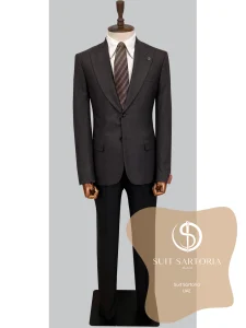 suit sartoria uae wool brown suit YjfPNp