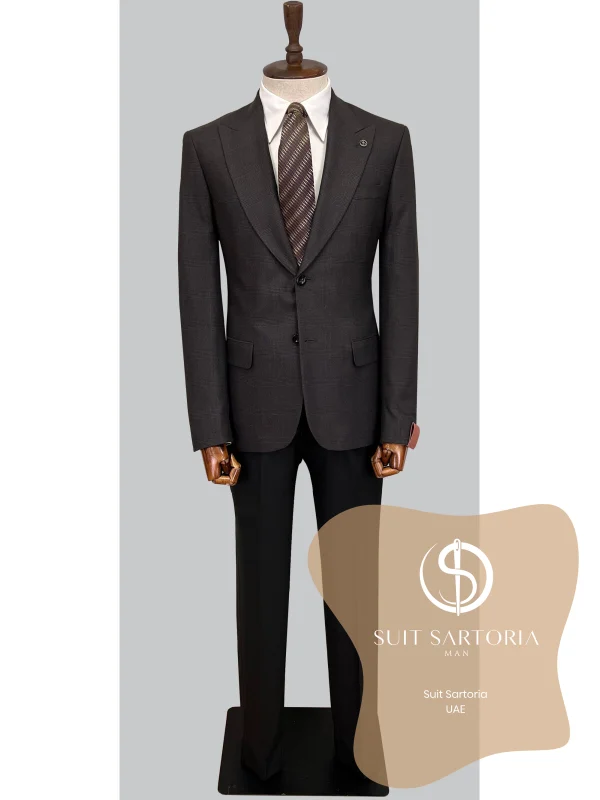 Suit Sartoria Wool Brown Suit