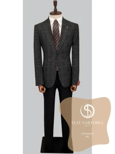 suit sartoria uae wool brown suit byJu3J