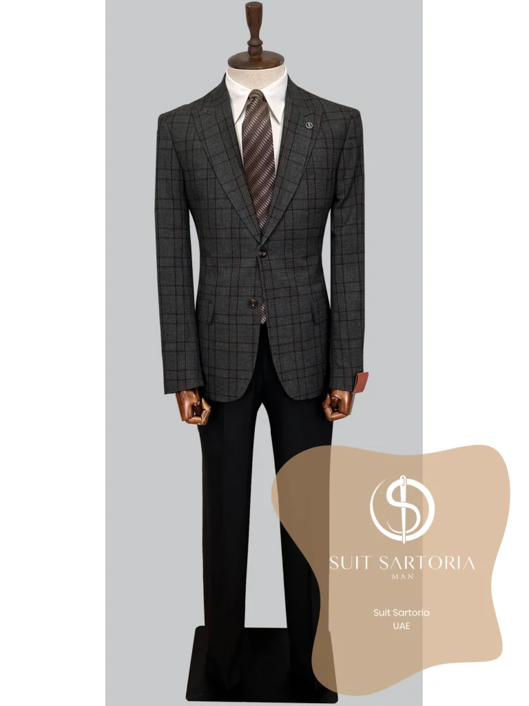 Suit Sartoria Wool Brown Suit