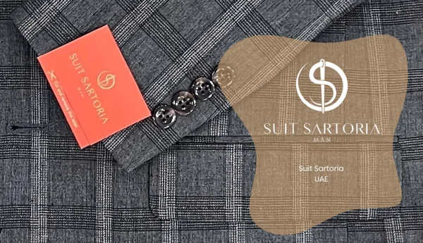 Suit Sartoria Wool Dark Grey Suit