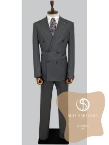 suit sartoria uae wool dark grey suit 8V32c7