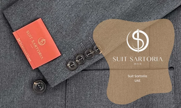 Suit Sartoria Wool Dark Grey Suit