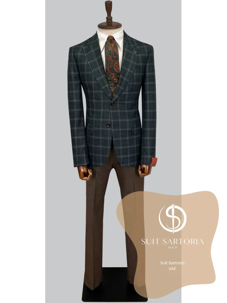 Suit Sartoria Wool Green Suit