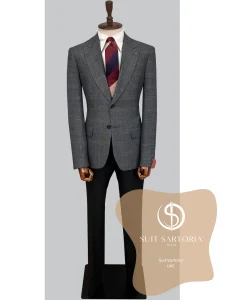 suit sartoria uae wool grey suit AYBJw9