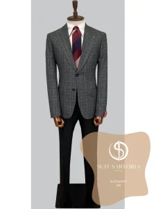 suit sartoria uae wool grey suit kcxLWm