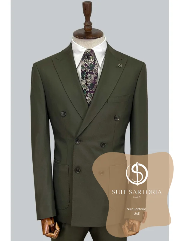 Suit Sartoria Wool Khaki Suit