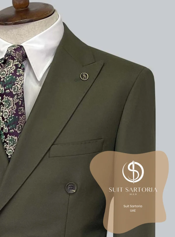 Suit Sartoria Wool Khaki Suit