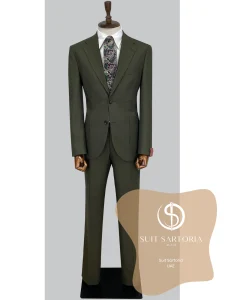 suit sartoria uae wool khaki suit bq7A1U