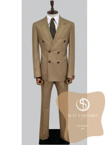 suit sartoria uae wool light brown suit 7jOiCS