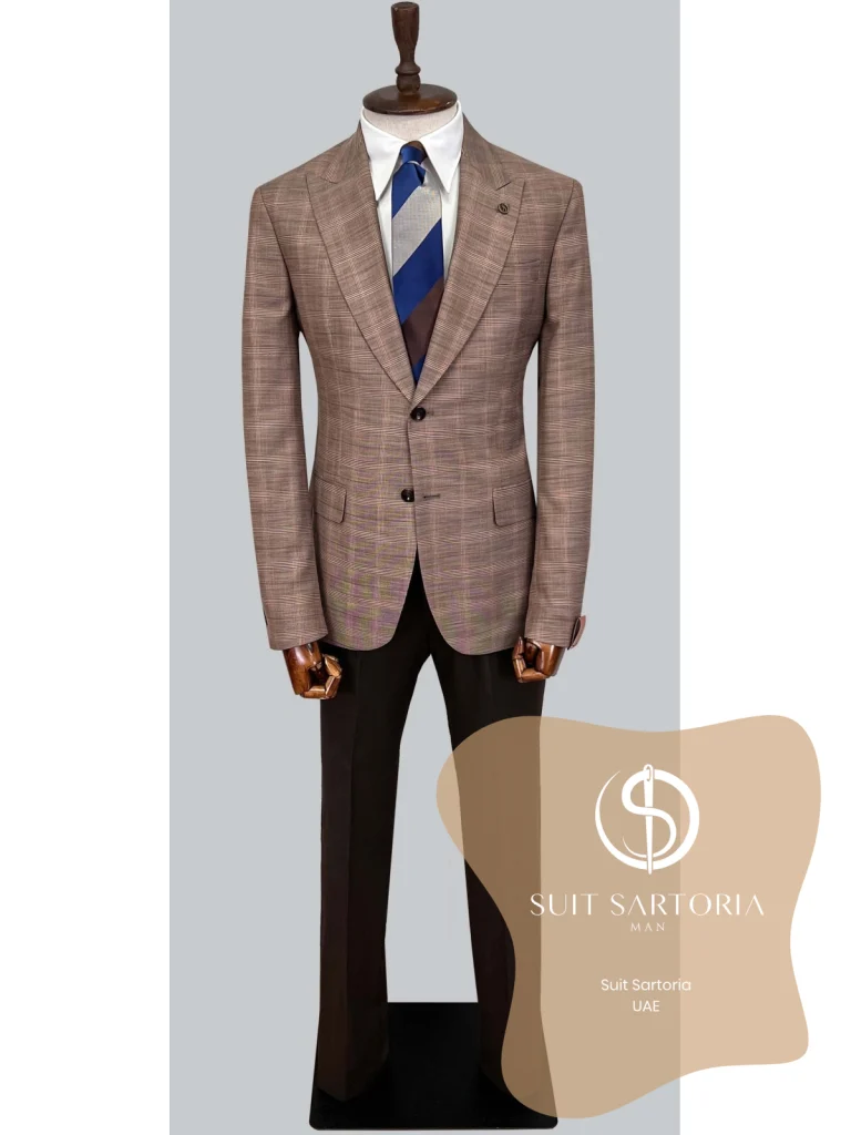 Suit Sartoria Wool Light Brown Suit