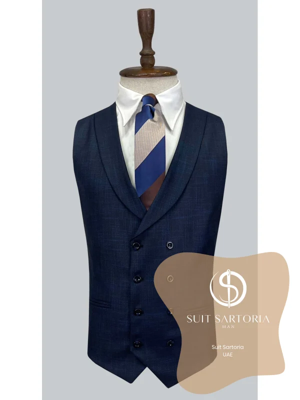 Suit Sartoria Wool Navy Blue Suit