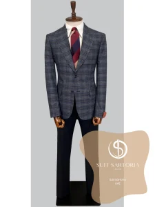 suit sartoria uae wool navy blue suit kv8CO7