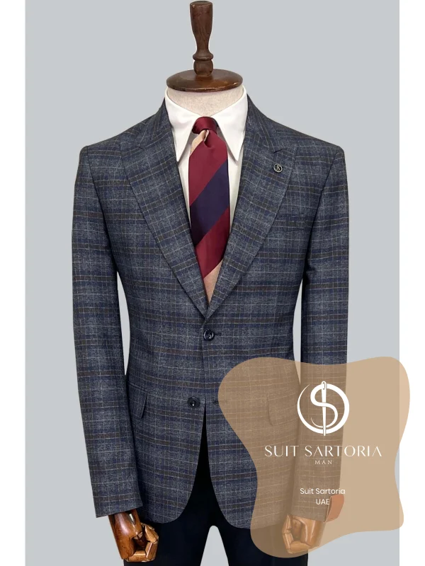 Suit Sartoria Wool Navy Blue Suit